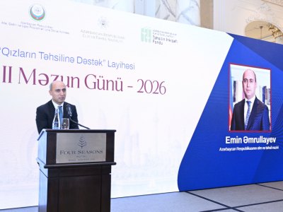 Nazir: &ldquo;Qızların təhsilinə dəstək&rdquo; layihəsi üzrə bu il 66 nəfər MƏZUN adını qazanıb