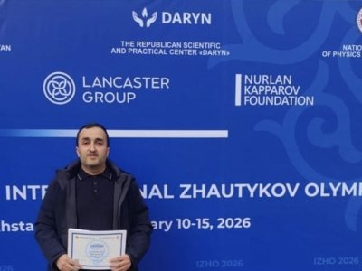 Masallının fəxri: Qəriblər kənd məktəbinin müəllimi beynəlxalq olimpiadada medal qazandı