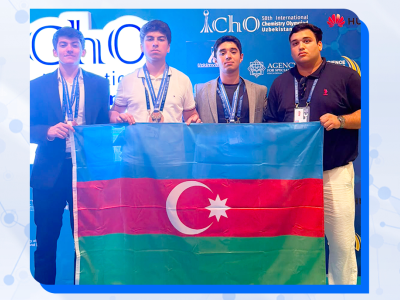 Məktəblilərimiz beynəlxalq olimpiadada 3 medal qazanıblar