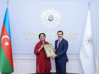 Nazir müavini Pakistanın dövlət naziri ilə görüşüb