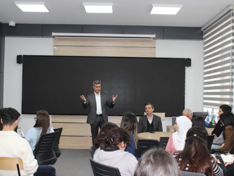 &ldquo;ARB24&rdquo;ün icraçı direktoru BDU tələbələrinə ustad dərsi keçib