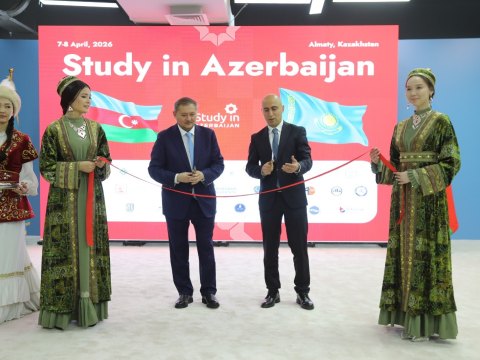 Qazaxıstanda &ldquo;Study in Azerbaijan&rdquo; təhsil sərgisinin açılışı baş tutub