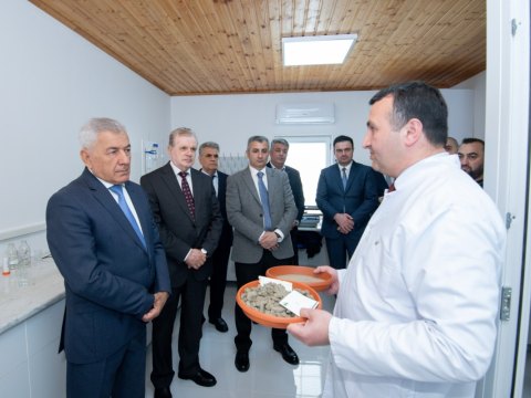 BMU-nun rektoru laboratoriyanın açılışında - FOTOLAR