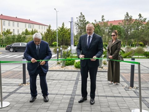 Prezident Təlim Mərkəzinin açılışında iştirak edib