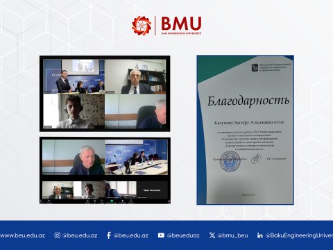 BMU-nun professoru beynəlxalq konfransda məruzə ilə çıxış edib