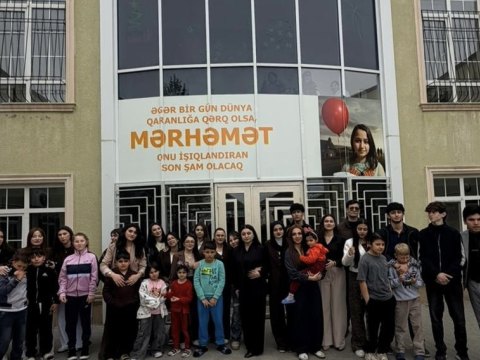 Kollec tələbələri uşaq sığınacağında olublar