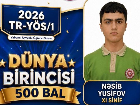 Azərbaycanlı şagird dünya birincisi oldu