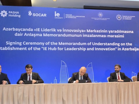 Liderlik və İnnovasiya üzrə IE Mərkəzinin yaradılması məqsədilə Anlaşma Memorandumu imzalanıb