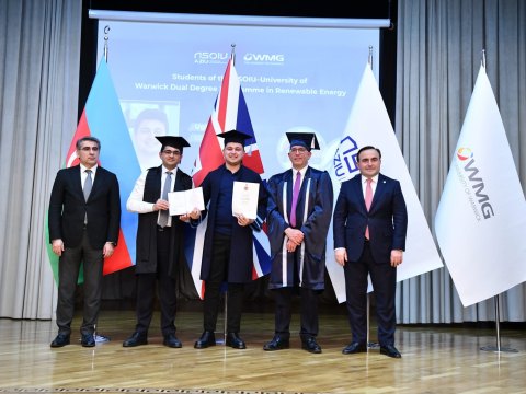 ADNSU və Vorvik Universitetinin birgə ikili diplom proqramının ilk məzun buraxılışı keçirilib - FOTOLAR