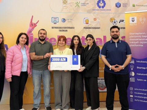 AzTU komandasının startapı Xankəndidə keçirilən festivalda I YERİ tutub