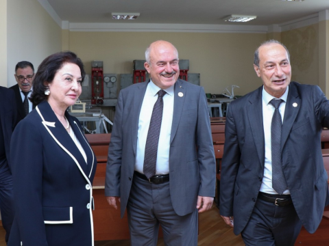 AzMİU məzunu Sami Hijjavi doğma universitetini ziyarət edib