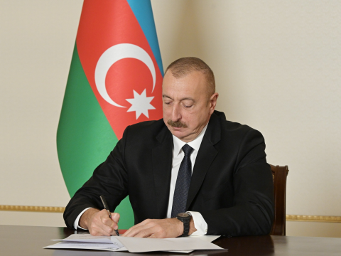 Prezident İlham Əliyev rektora məktub ünvanlayıb