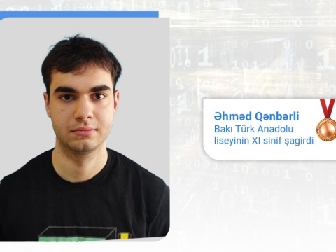 Məktəblimiz Asiya-Pasifik İnformatika Olimpiadasında MEDAL qazanıb