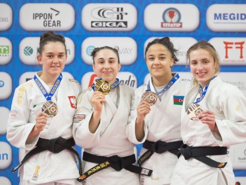 Azərbaycanın qadın cüdoçuları Avropa Açıq Turnirini 3 medalla bitirib