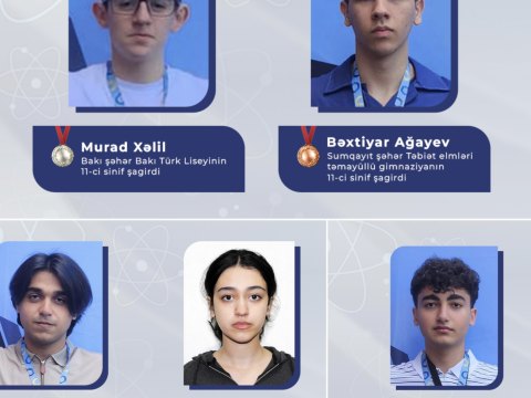 Məktəblilərimiz beynəlxalq olimpiadada uğurla çıxış ediblər