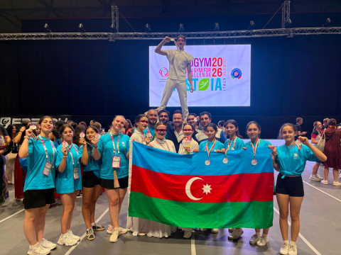 İtaliyada&nbsp;&ldquo;Gimnastika hamı üçün&rdquo; adlı festivalında ölkəmizin təmsilçiləri QIZIL medala layiq görülüb (FOTO)