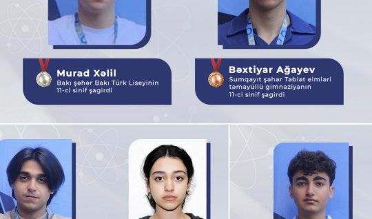 Məktəblilərimiz beynəlxalq olimpiadada uğurla çıxış ediblər