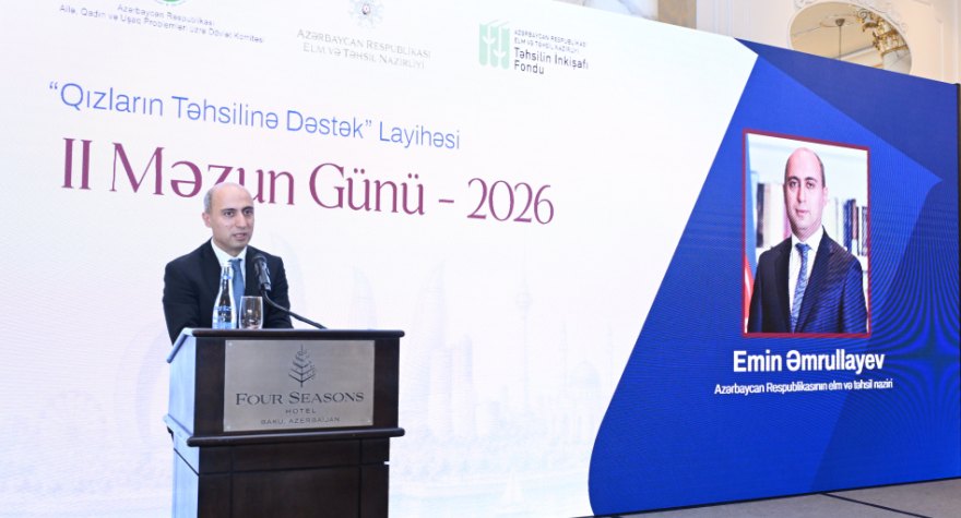 Nazir: &ldquo;Qızların təhsilinə dəstək&rdquo; layihəsi üzrə bu il 66 nəfər MƏZUN adını qazanıb