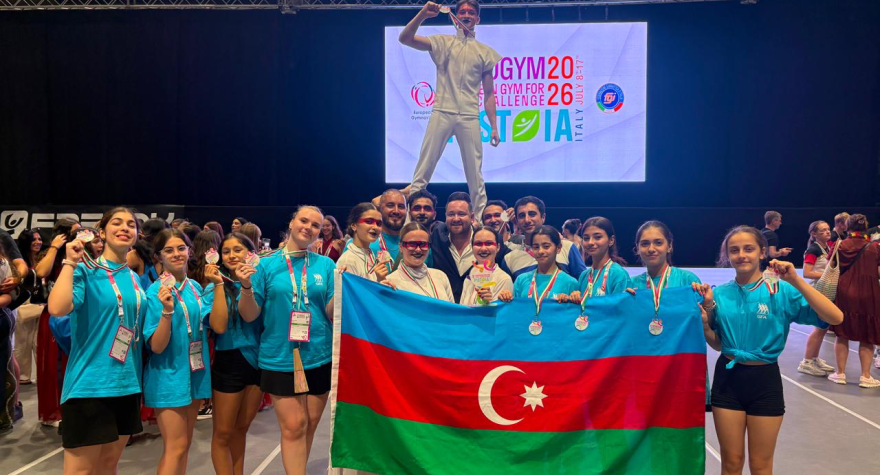 İtaliyada&nbsp;&ldquo;Gimnastika hamı üçün&rdquo; adlı festivalında ölkəmizin təmsilçiləri QIZIL medala layiq görülüb (FOTO)