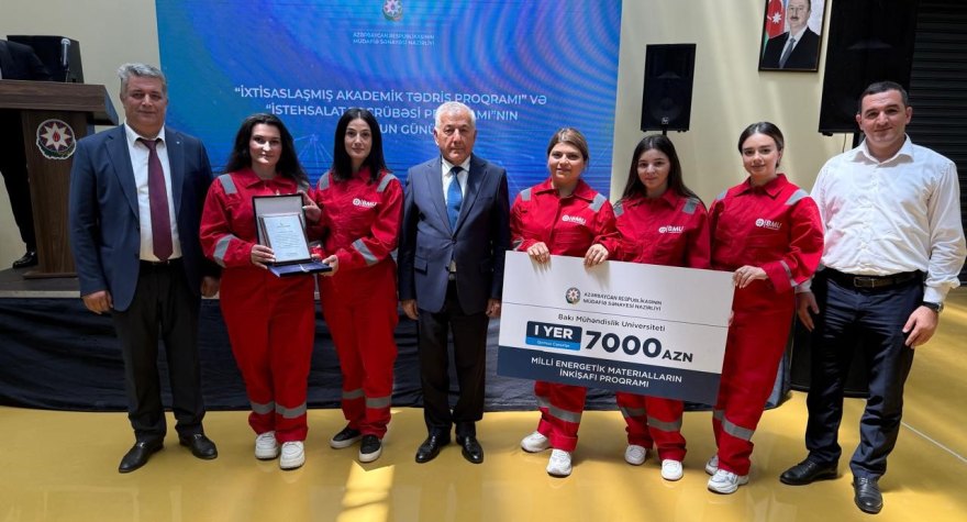 BMU Müdafiə Sənayesi Nazirliyinin proqramında I yeri tutub