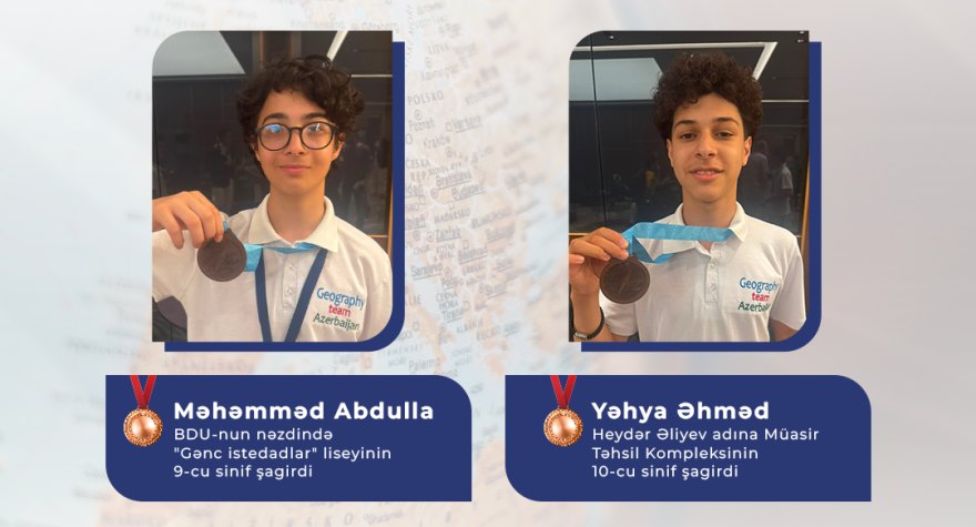 Məktəblilərimiz coğrafiya olimpiadasında UĞUR qazanıblar