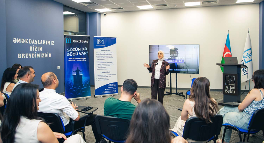 &ldquo;Bank of Baku&rdquo;da Azərbaycan Dili Günü &ndash; seminar təşkil edildi - Fotolar