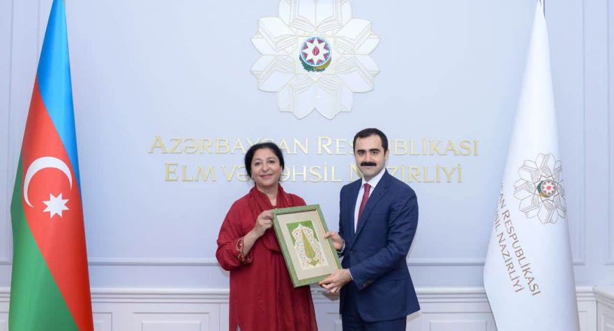 Nazir müavini Pakistanın dövlət naziri ilə görüşüb