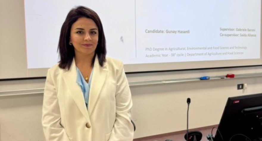 Nazirliyin əməkdaşı İtaliyada AƏMQET proqramı üzrə PhD elmi dərəcəsi alan ilk azərbaycanlı qadın olub