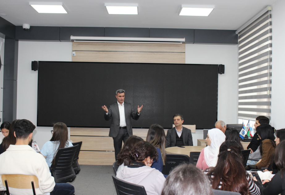 &ldquo;ARB24&rdquo;ün icraçı direktoru BDU tələbələrinə ustad dərsi keçib