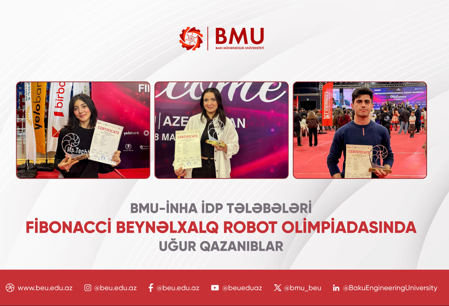 BMU students have achieved SUCCESS in the robot olympiad