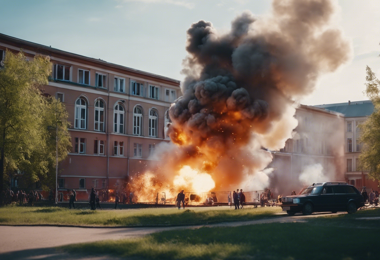 At a Jewish school in Amsterdam an explosion occurred