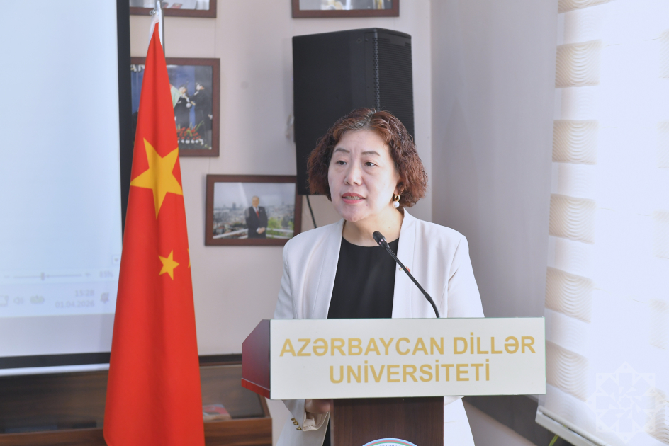 ADU-da Azərbaycan-Çin diplomatik münasibətlərinin 34-cü ildönümü qeyd olunub - FOTO