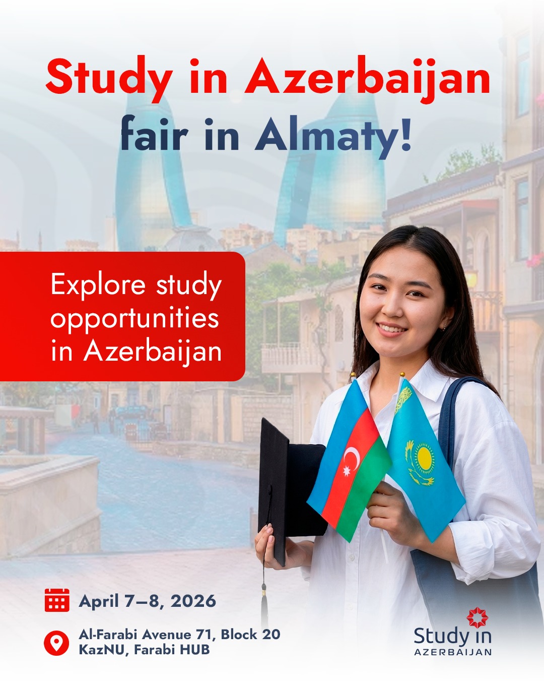 Almatıda Azərbaycanın ali təhsil imkanları təqdim olunacaq &ndash; &ldquo;Study in Azerbaijan&rdquo; sərgisi*&nbsp;