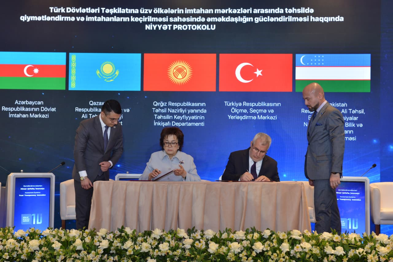 TDT-ya üzv ölkələrin imtahan mərkəzləri arasında Niyyət Protokolu imzalanıb