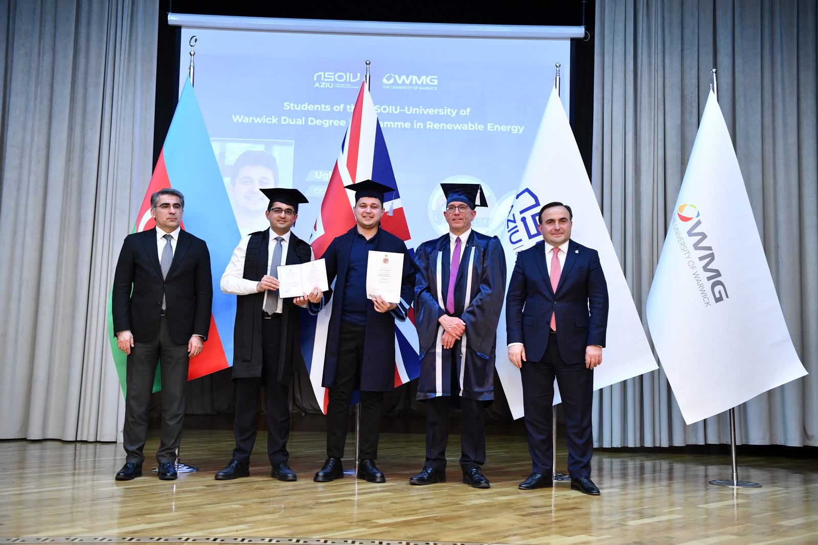 ADNSU və Vorvik Universitetinin birgə ikili diplom proqramının ilk məzun buraxılışı keçirilib - FOTOLAR