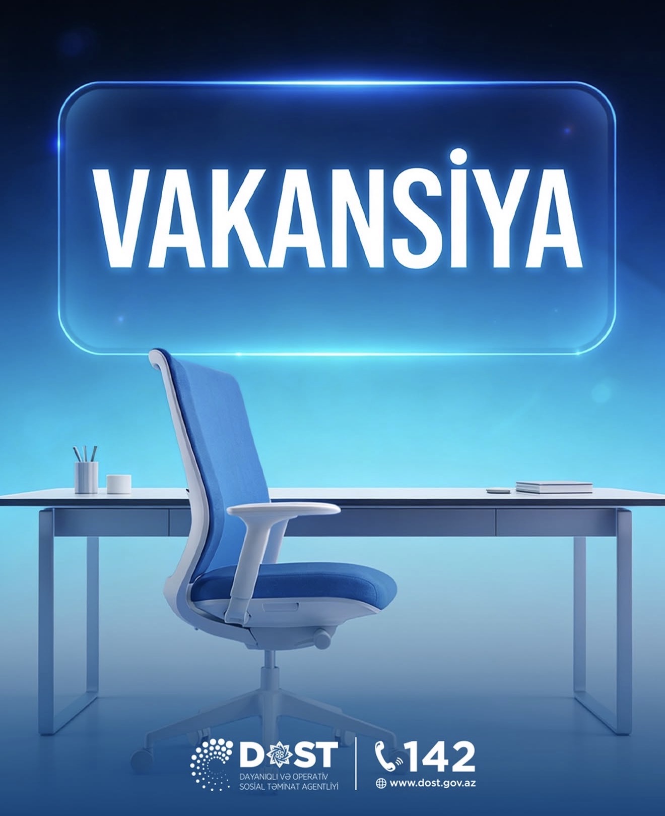 DOST Agentliyi&nbsp;vakant vəzifələrin tutulması üçün müsabiqə elan edir