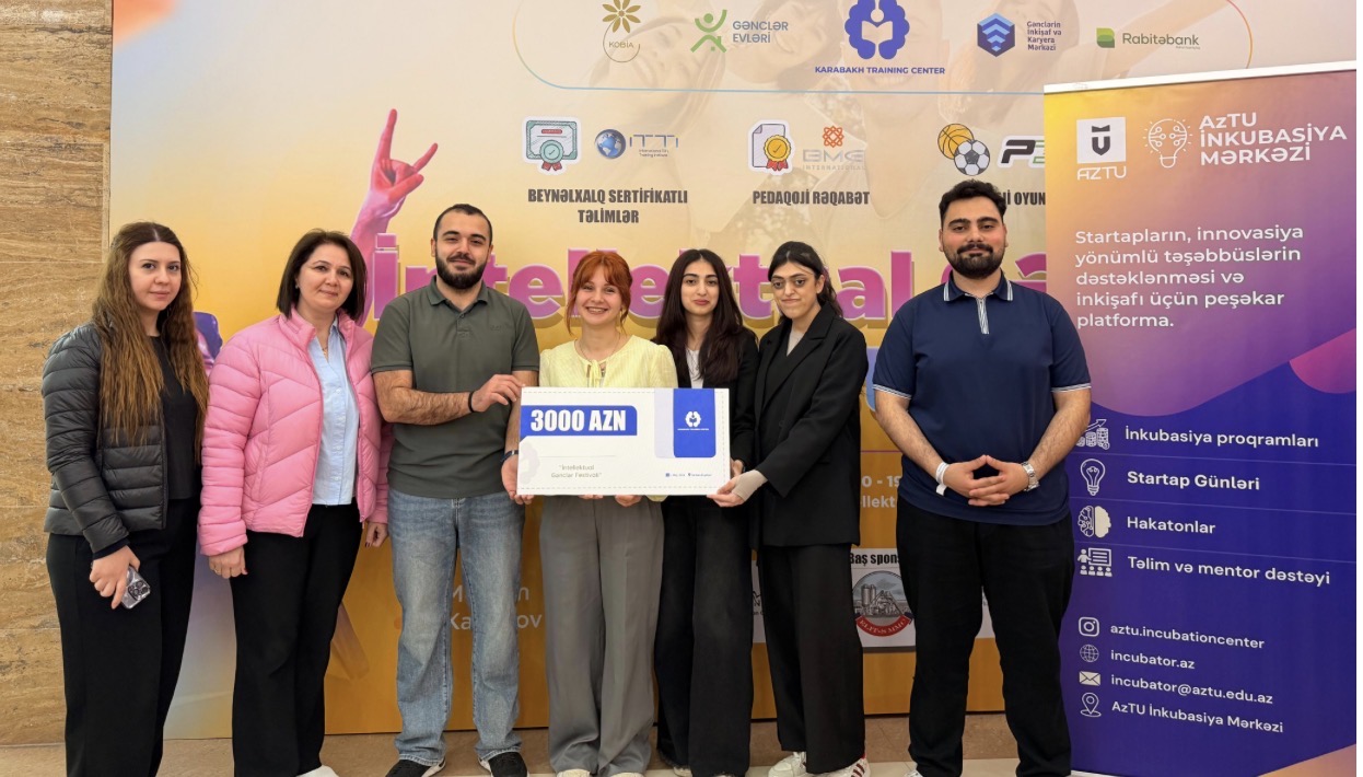 AzTU komandasının startapı Xankəndidə keçirilən festivalda I YERİ tutub