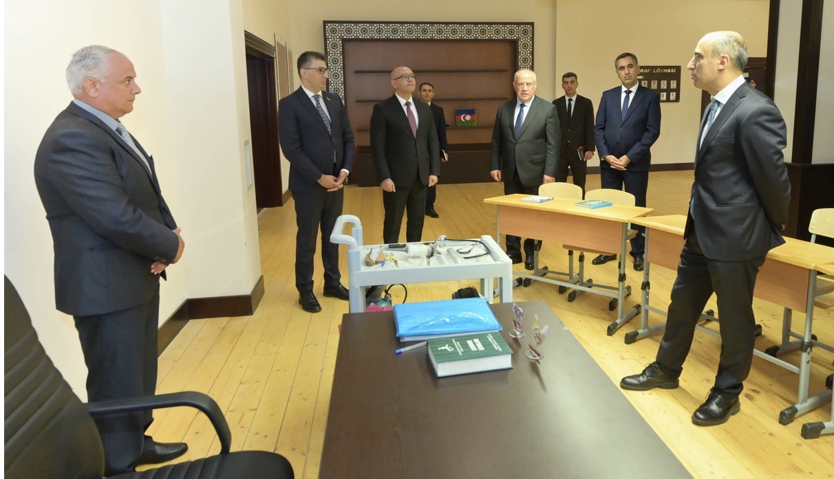 Nazir İsmayıllı Dövlət Peşə Təhsil Mərkəzinin Qobustan Korpusunda olub