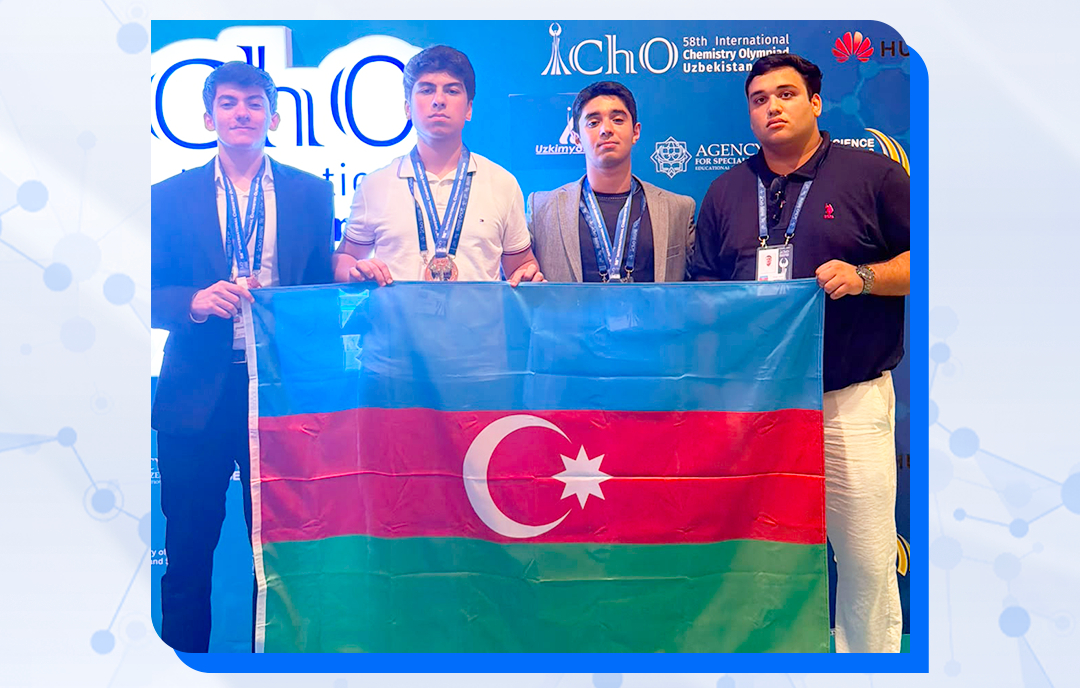 Məktəblilərimiz beynəlxalq olimpiadada 3 medal qazanıblar
