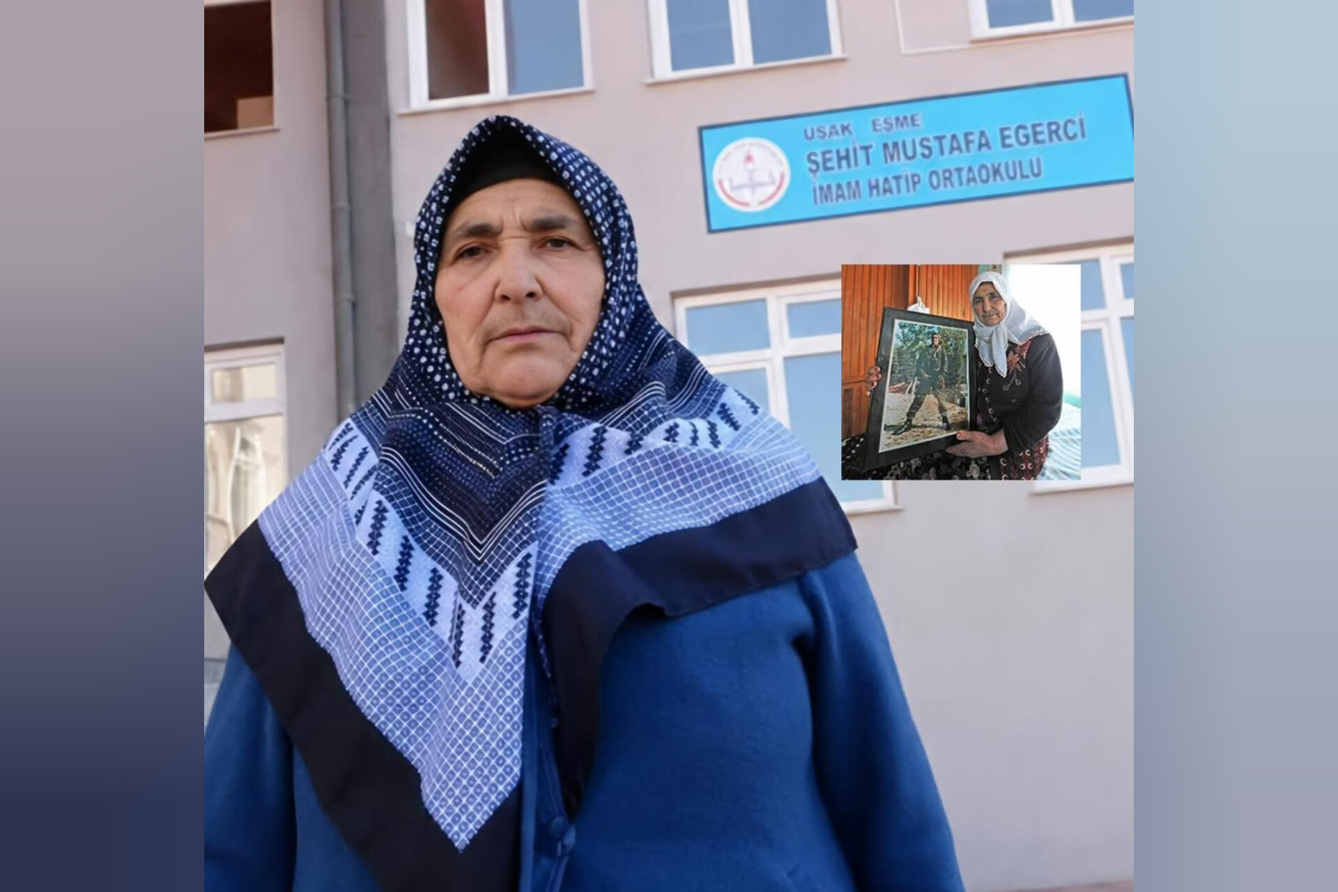Şəhid oğlunun maaşını və təzminatını toplayaraq məktəb tikdirdi - FOTO