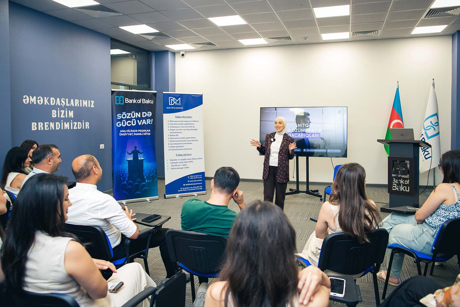 &ldquo;Bank of Baku&rdquo;da Azərbaycan Dili Günü &ndash; seminar təşkil edildi - Fotolar